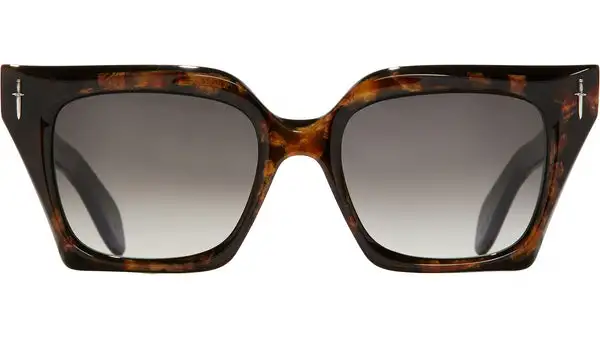 012 Sun 02 Avana Vintage Occhiali da Sole Quadrati