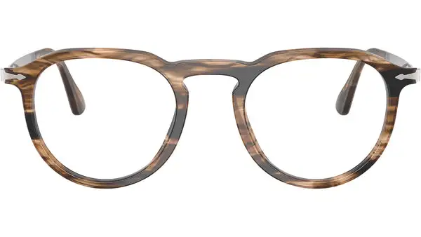 PO3387V 1236 Nero Marrone Grigiastro Occhiali da Vista