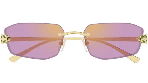 CT0474S 006 Oro Lucido Occhiali da Sole
