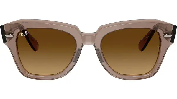 State Street RB2186 682785 Marrone Chiaro Trasparente Occhiali da Sole