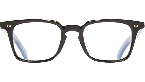 GR10 Optical 01 Nero su Corno Occhiali da Vista Quadrati