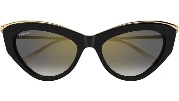 CT0596S 001 Oro Nero Occhiali da Sole