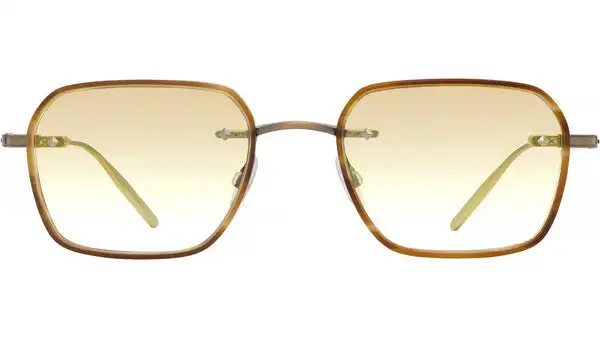 Louie Gold Square Sunglasses