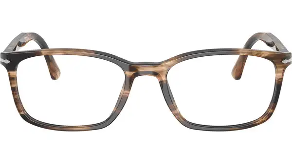 PO3189V 1236 Nero Marrone Grigiastro Occhiali da Vista