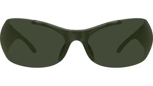 BB0454S 003 Verde Trasparente Occhiali da Sole