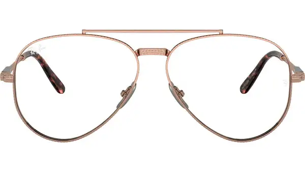 Aviator Titanium Optics RB8225V 1236 Oro Rosa Occhiali da Vista
