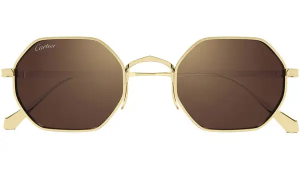 CT0627S 002 Oro Lucido Occhiali da Sole