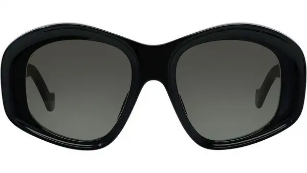 Anagram Black Geometric Sunglasses