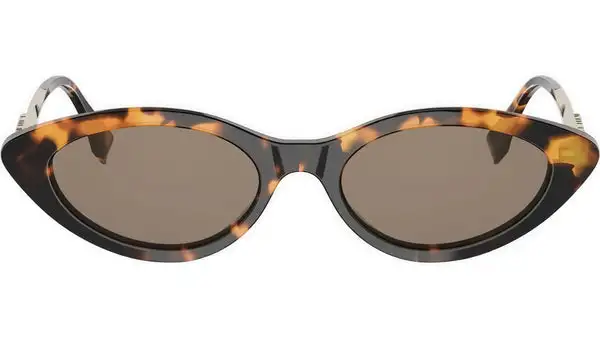 Fendigraphy Havana Cat Eye Sunglasses