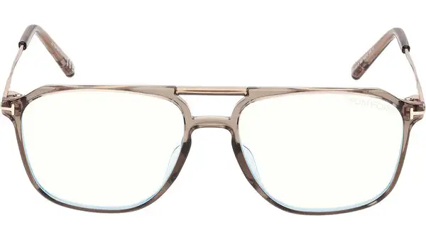 FT5665-B 045 Marrone Chiaro Lucido Occhiali da Vista