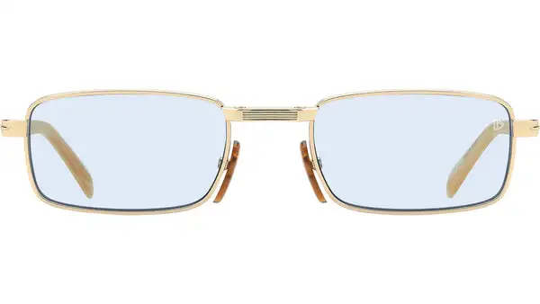 DB 99/ORIGAMI IDA QZ Corno Beige Oro Occhiali da Sole