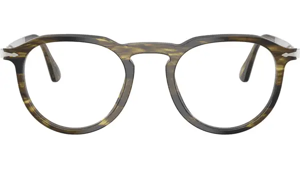PO3387V 1237 Nero Verde Oliva Occhiali da Vista