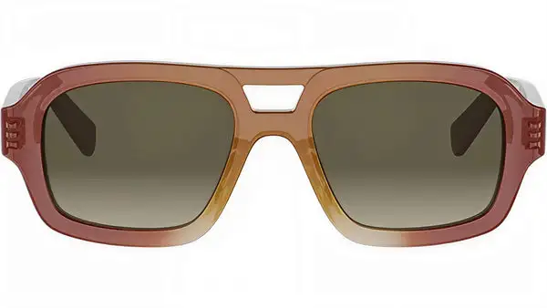 CELINE 3 Dots Brown Pilot Sunglasses