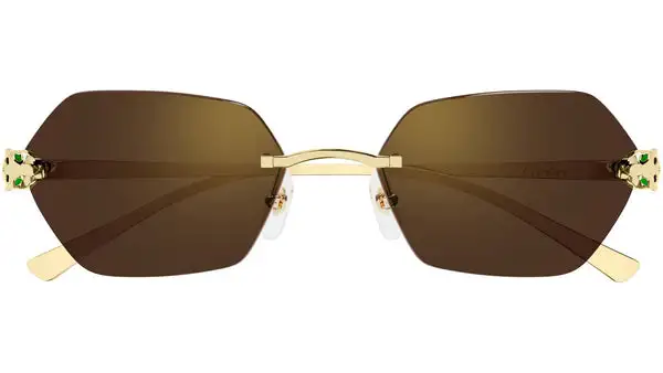 CT0636S 002 Oro Lucido Occhiali da Sole