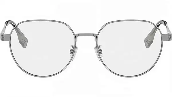 Fendi Sky Dark Ruthenium Round Eyeglasses