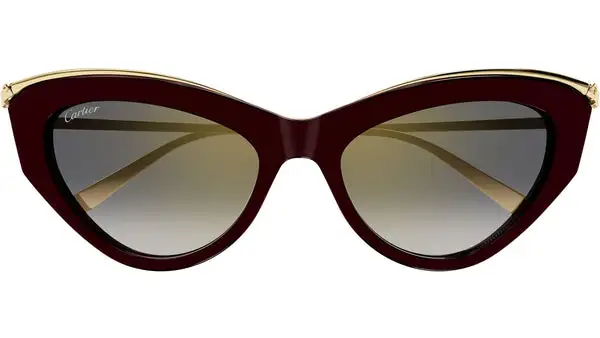 CT0596S 004 Bordeaux Lucido Occhiali da Sole