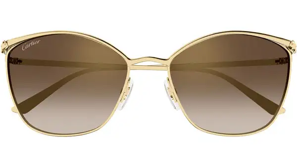 CT0595S 002 Oro Lucido Occhiali da Sole