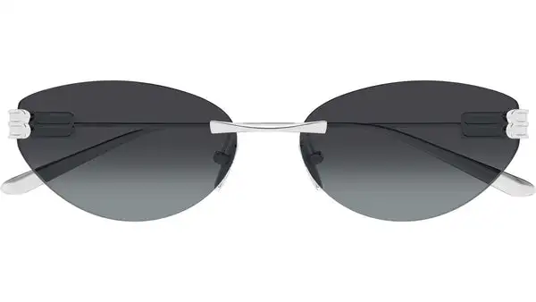 BB0486S 002 Argento Occhiali da Sole