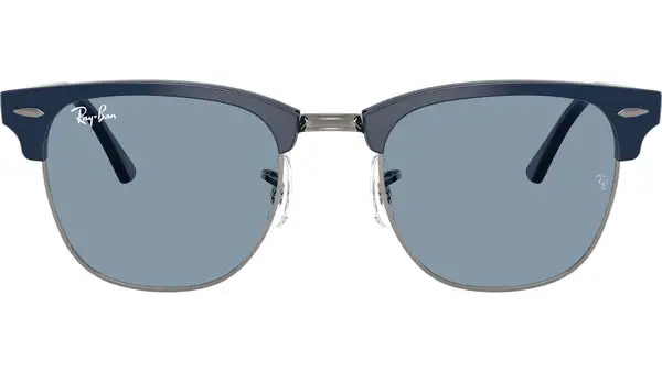 Clubmaster RB3016 687956 Blu e Canna di Fucile Occhiali da Sole