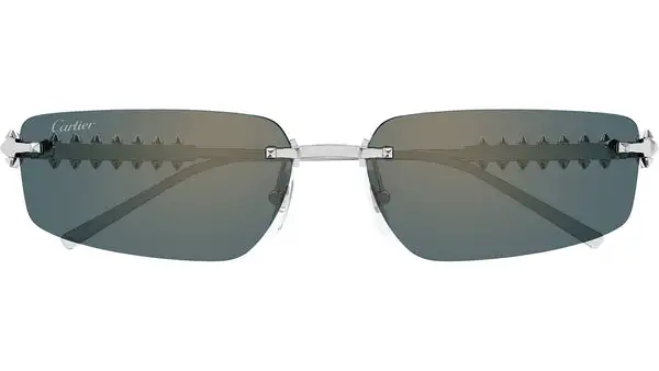 CT0544S 004 Argento Lucido Occhiali da Sole