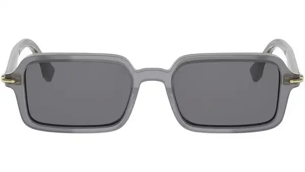 Fendi Selleria Grey Rectangular Sunglasses