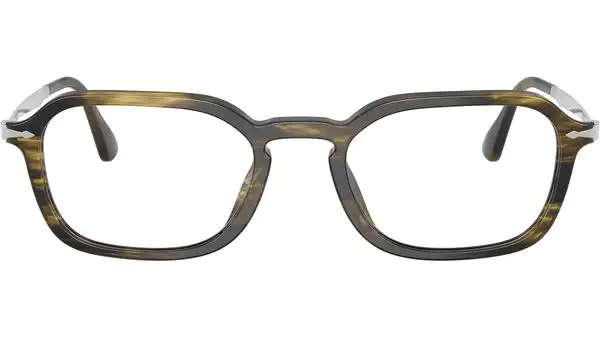 PO3381V 1237 Nero Verde Oliva Occhiali da Vista