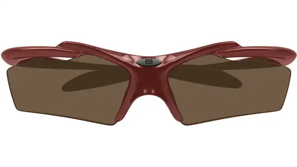 BB0420S 003 Rosso Lucido Occhiali da Sole