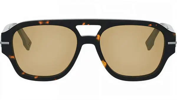 Fendigraphy Tortoise Pilot Sunglasses