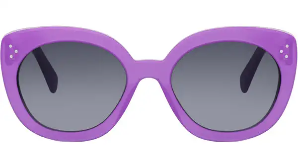3 Dots Purple Butterfly Sunglasses