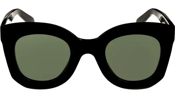3 Dots Black Butterfly Sunglasses