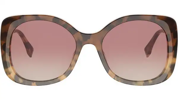 Fendigraphy Brown Butterfly Sunglasses
