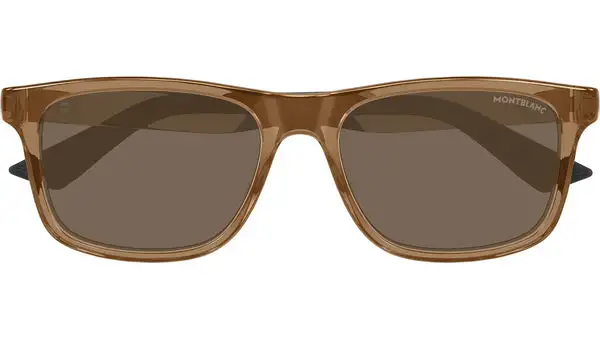 MB0432S 004 Marrone Trasparente Occhiali da Sole