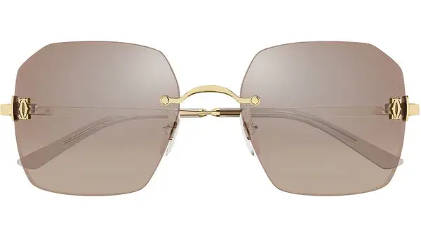 CT0591S 003 Oro Occhiali da Sole