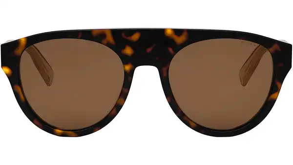 Tubogas Brown Round Sunglasses
