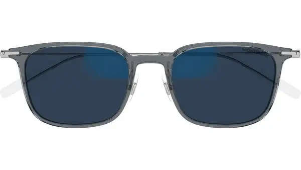MB0100S 001 Grigio Trasparente Occhiali da Sole