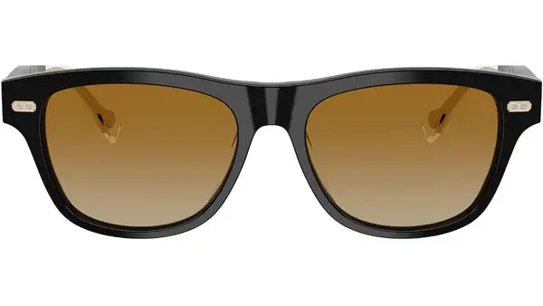 BC3005S 1003B2 Occhiali da Sole Rettangolari Nero
