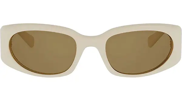 CELINE Journey White Geometric Sunglasses
