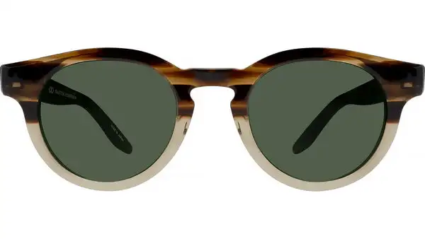 Oxford Brown Round Sunglasses