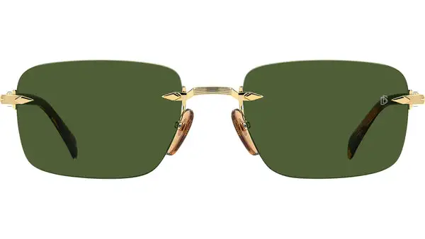 DB 1195/S T5U QT Corno Marrone Oro Occhiali da Sole
