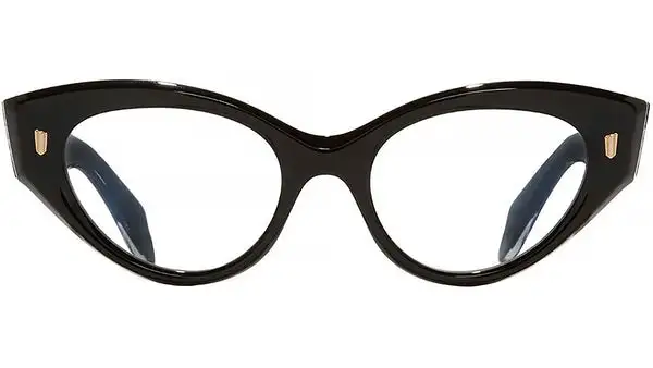 1417 Optical 01 Nero Su Cristallo Occhiali da Vista Cat Eye