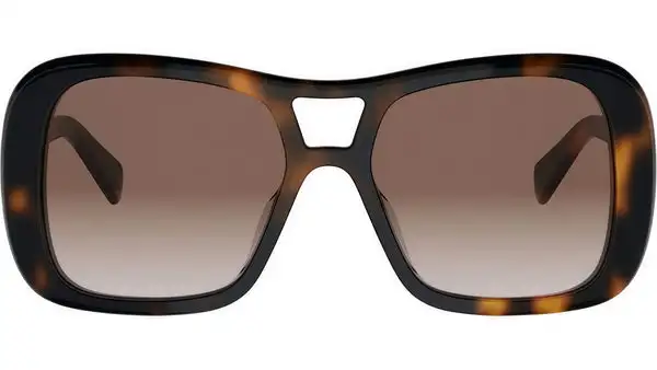 Triomphe Havana Pilot Sunglasses
