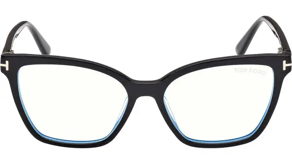 FT5641-B 005 Nero Lucido Occhiali da Vista