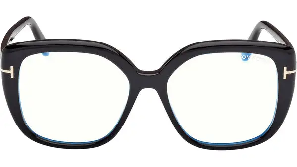 FT6043-B 001 Nero Lucido Occhiali da Vista