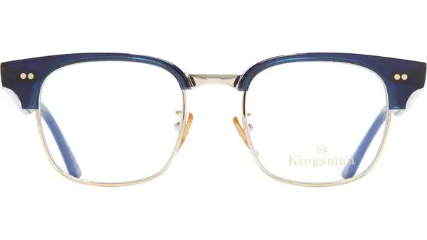 0004 Optical 03 Blu Navy Classico Occhiali da Vista Rotondi