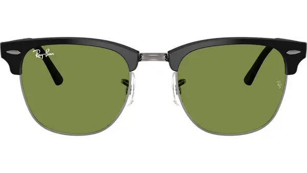 Clubmaster RB3016 601S4E Nero Opaco Sul Nero Occhiali da Sole