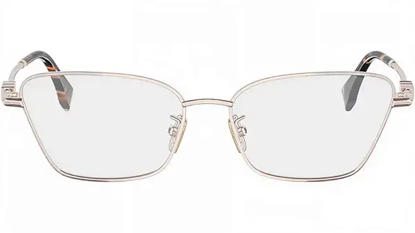 Fendigraphy Rose Gold Cat Eye Eyeglasses
