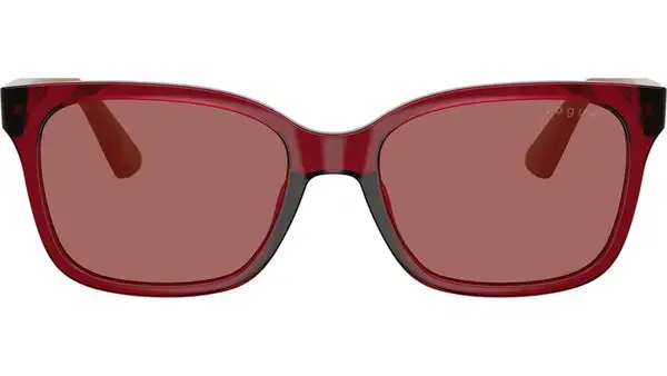 VJ2027 306669 Rosso Scuro Trasparente Occhiali da Sole