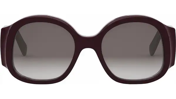 Maxi Triomphe Brown Round Sunglasses