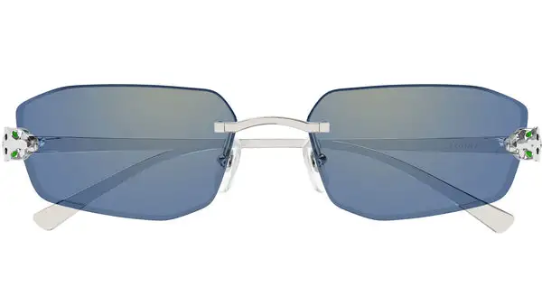 CT0474S 005 Argento Lucido Occhiali da Sole