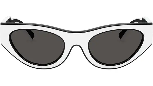 DX 6012 346587 Bianco / Nero Occhiali da Sole